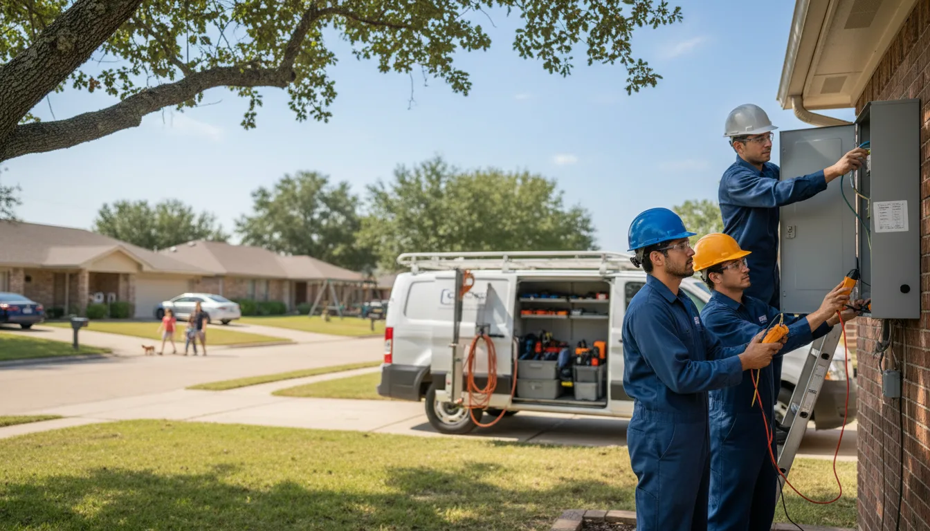 Certified electrician providing emergency electrical services in Athens, IL
